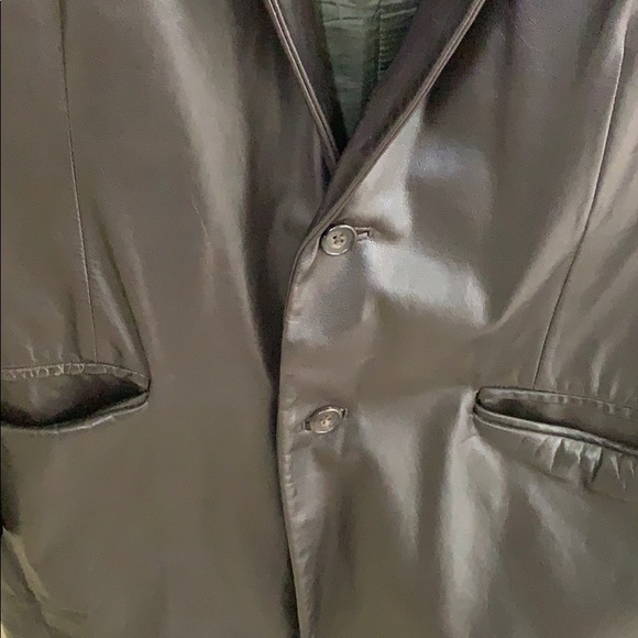 Men leather jacket - Picture 2 of 5